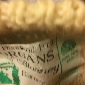 Irish fisherman’s wool sweater. Never worn.